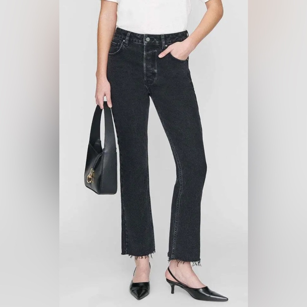 Anine Bing Charcoal Flare Jeans